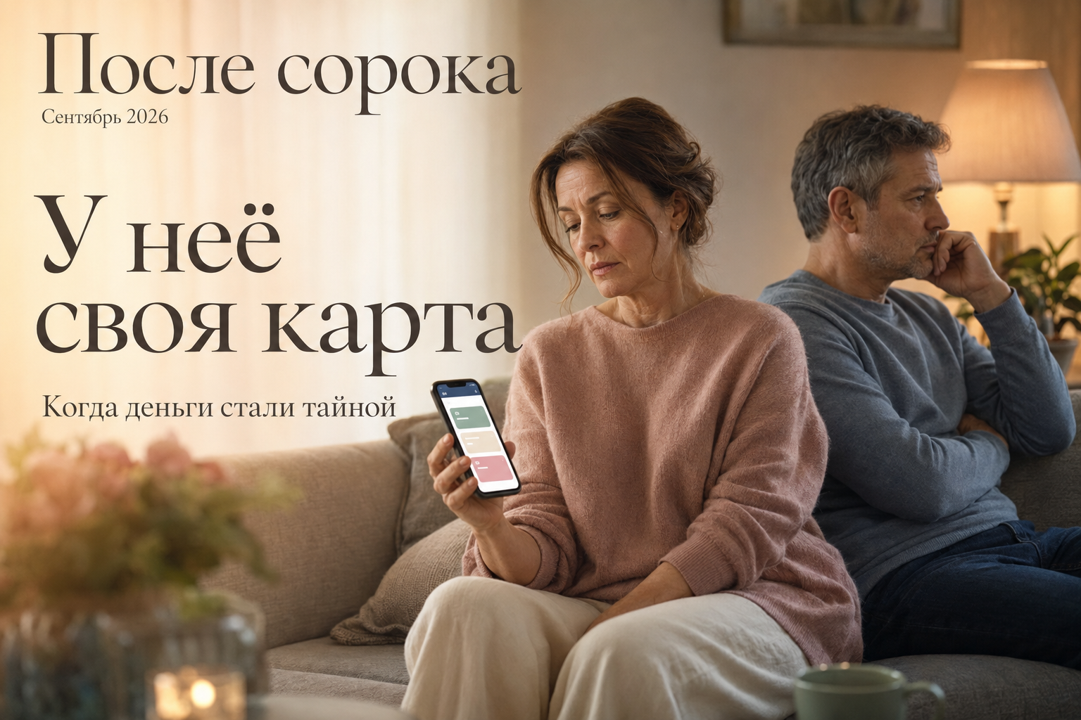 Деньги в паре после сорока: почему молчание о них разрушает доверие сильнее измены