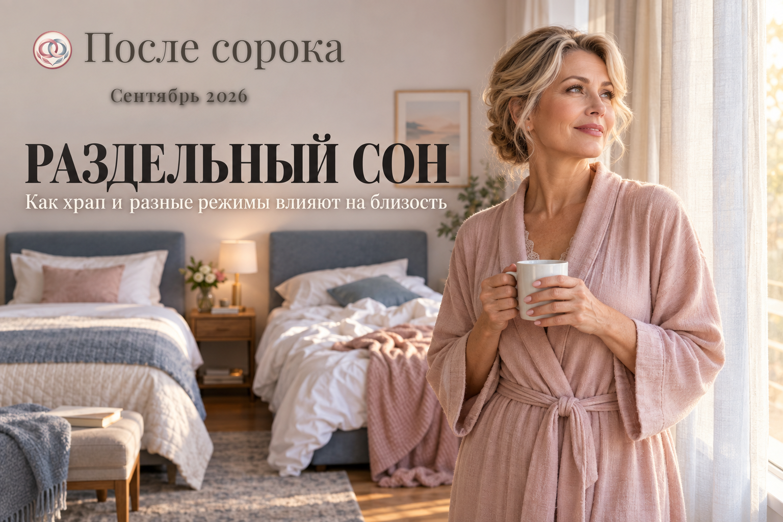 Спать вместе или раздельно после сорока: как разные режимы сна и храп незаметно съедают близость